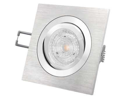 ohne Leuchtmittel Lampe GU10 Einbaustrahler Bajo 230V f LED oder Halogen 
