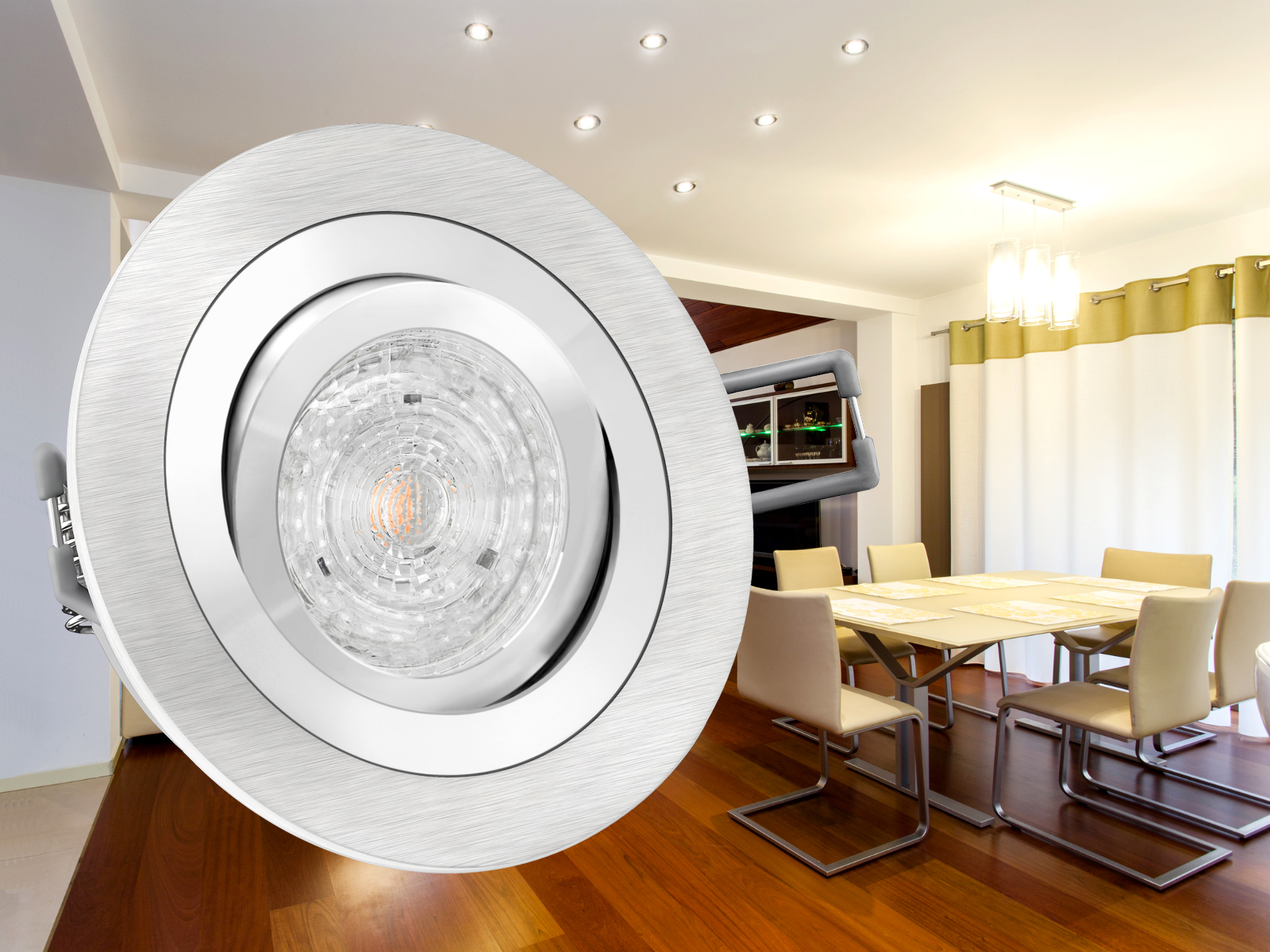Philips Galileo LED Einbau-Strahler – 4 W, Warmweiß, Beweglich, Lange Lebensdauer