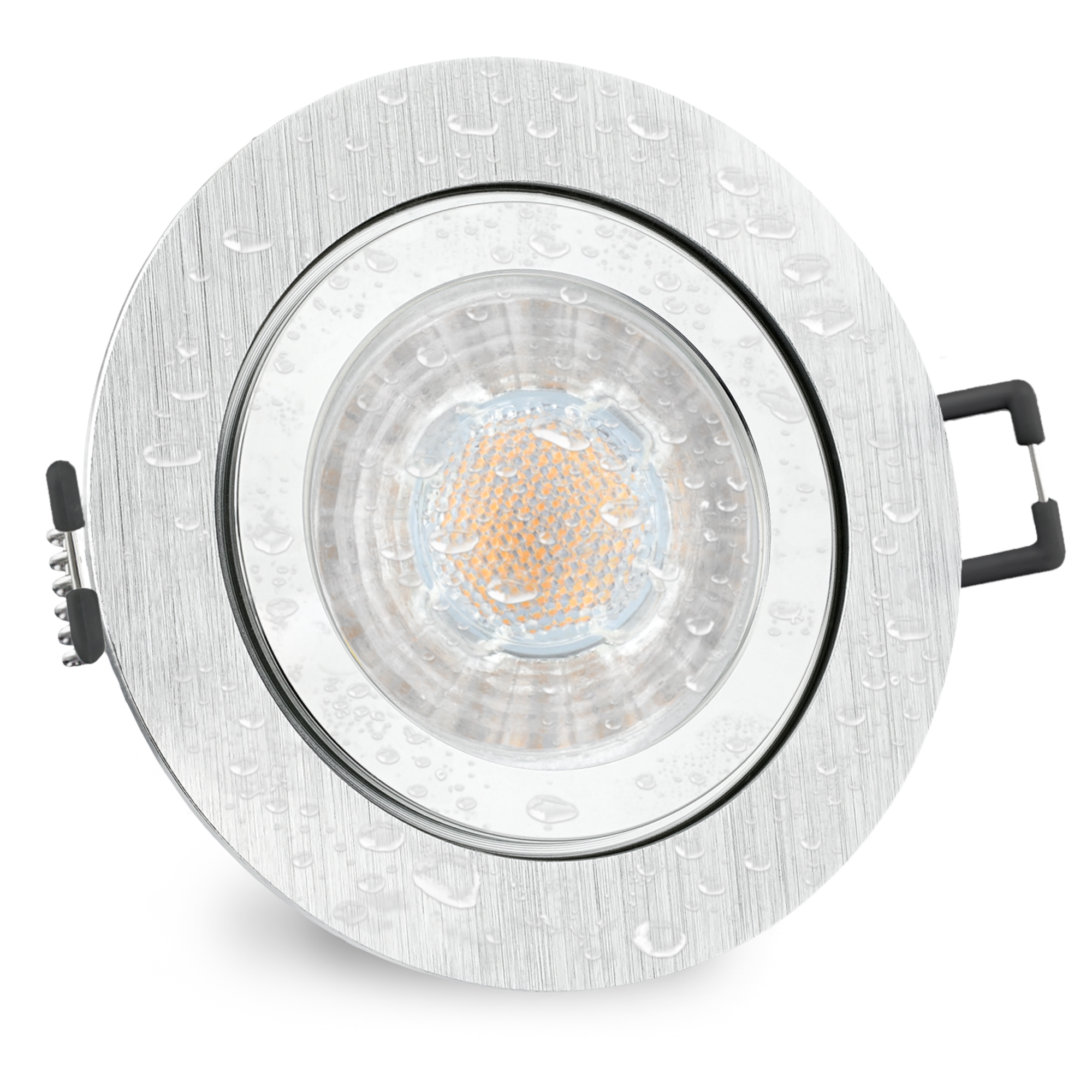 RW-1 LED-Einbaustrahler Edelstahl gebürstet IP65 5W warmweiß GU10 innen//außen