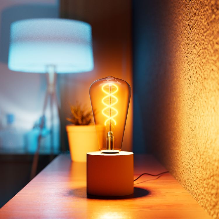 LUBI ,5W Glühbirne dimmbar Edison warmweiß 3 LED E27 Design Retro extra Vintage