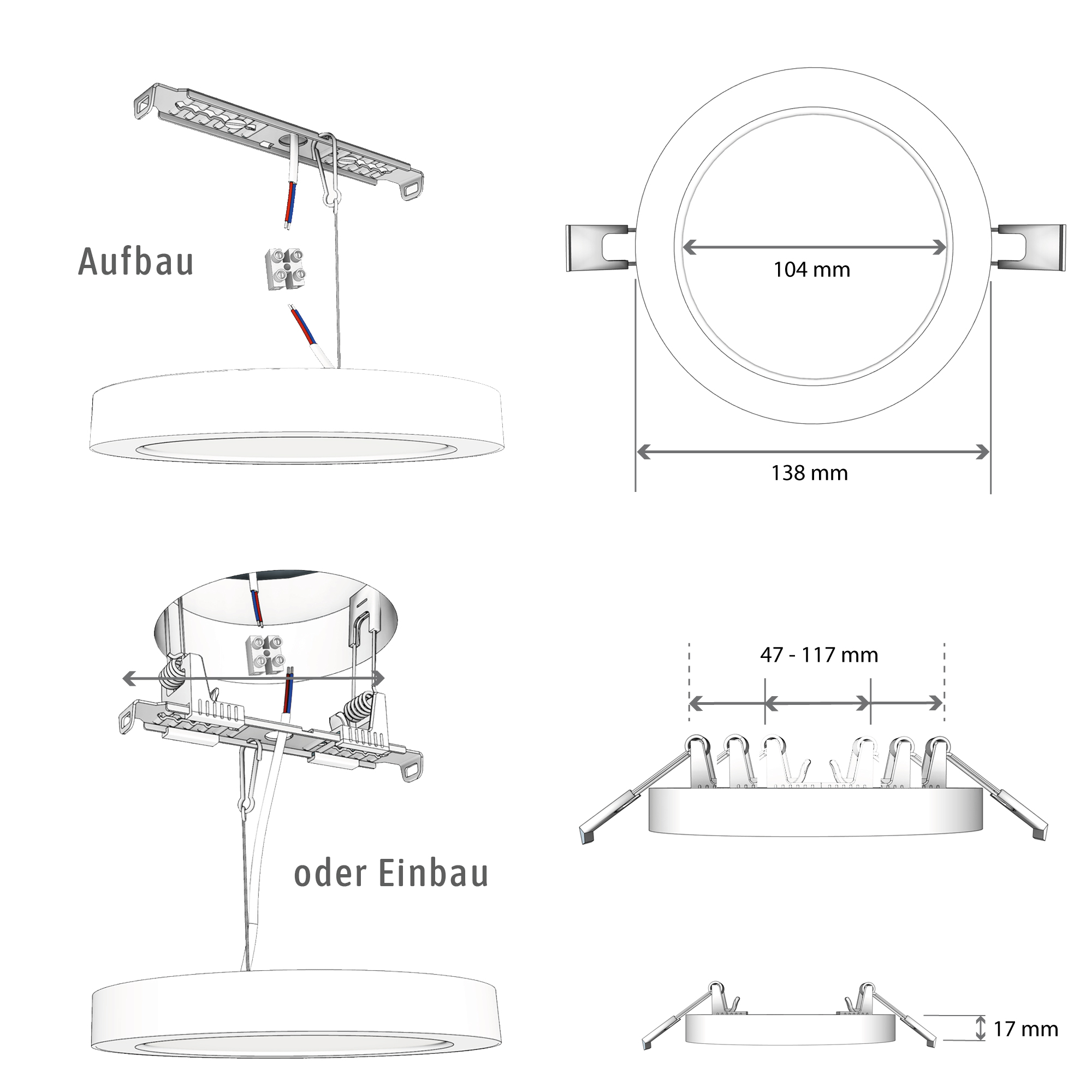 LED Einbaupanels Online Kaufen